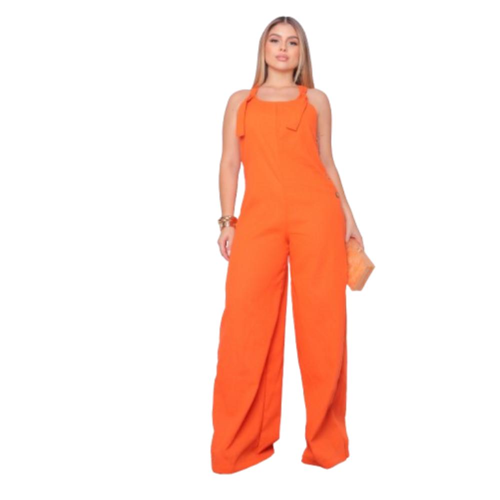 Macacão Pantalona Wide Leg em Linho com Alças Ajustáveis
Macacão Pantalona Wide Leg em Linho
Macacão Pantalona
Macacão Wide Leg